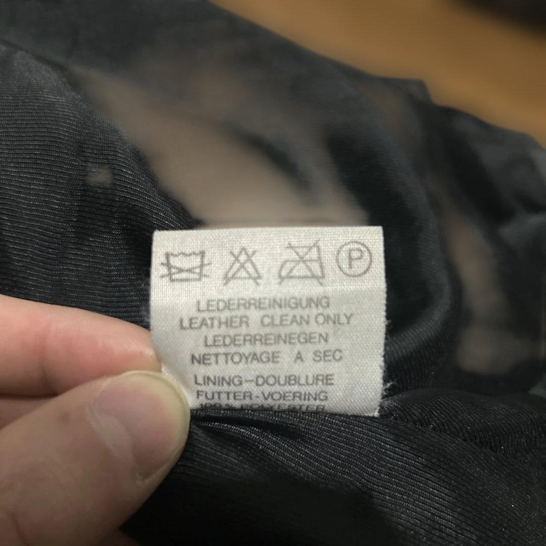 かつゆ様　ラムレザー　ダブルライダースジャケット　切替パターン　珍品