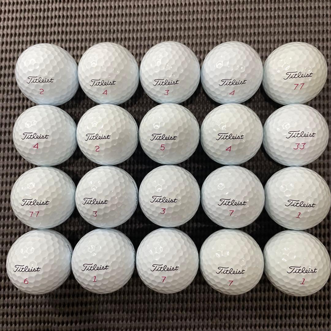 【タイトリスト PROV1X('23)★A】ロストボール 20個