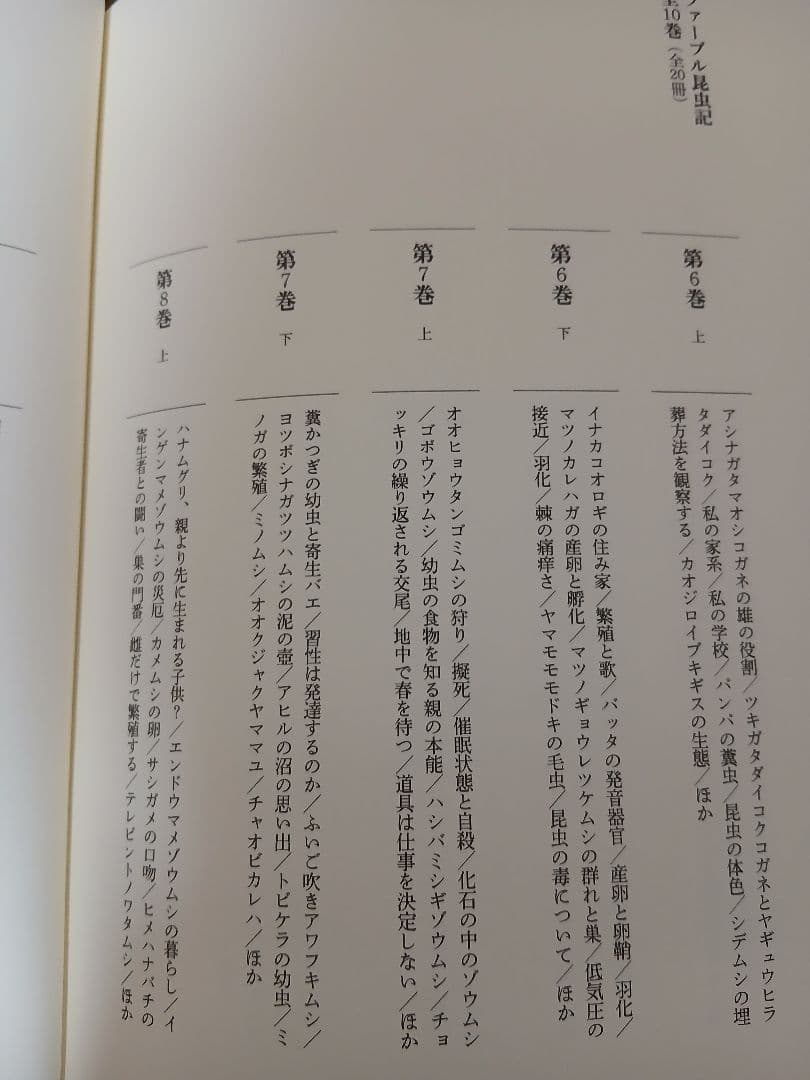 ファーブル昆虫記 全20巻セット