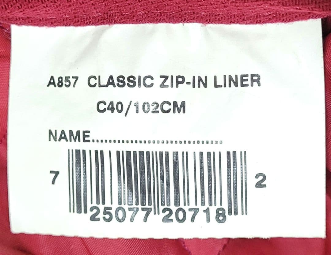 希少 英国製 Barbour バブアー キルティングベスト ジップイン ライナー