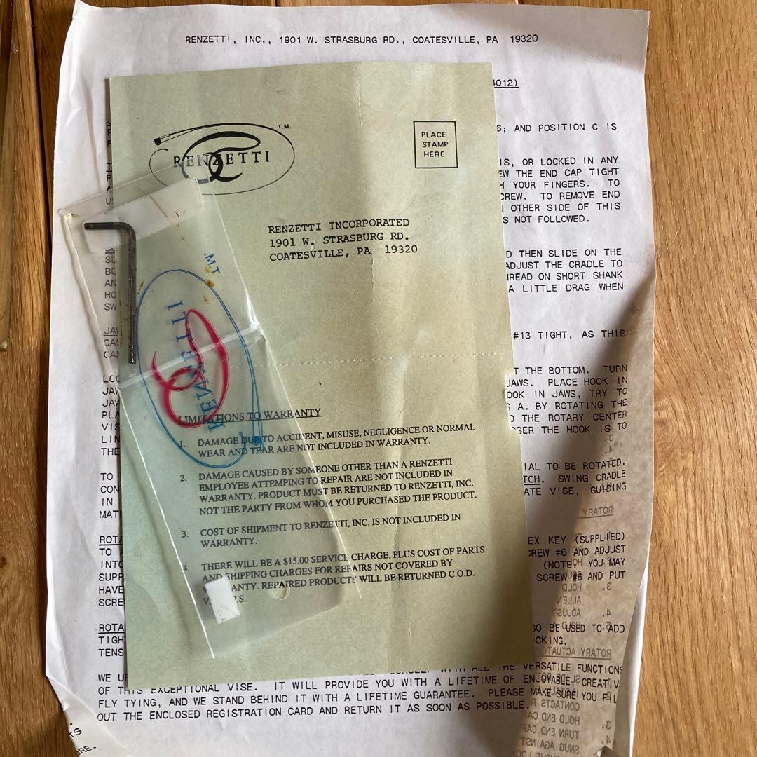 レンゼッティ　プレゼンテーション　P4006 ONE JAW VISEクランプ付