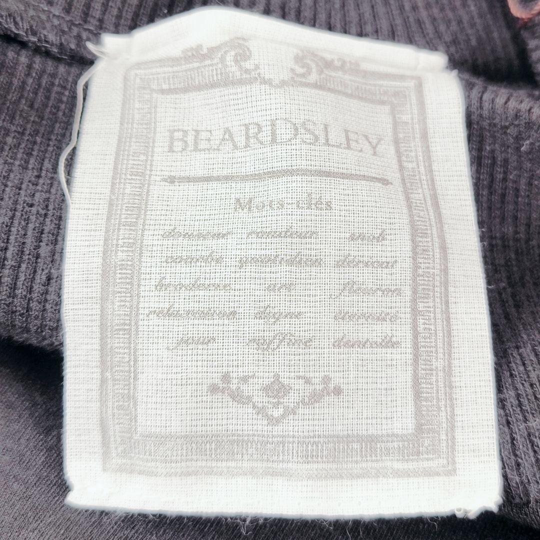 【新品タグ】ビアズリー ハイネック ワンピース 袖パフ フリー