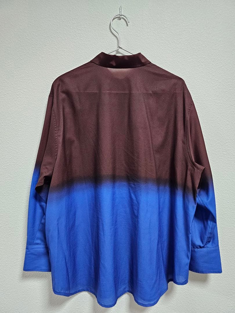 CLANE GRADATION SHIRT BROWN サイズ1