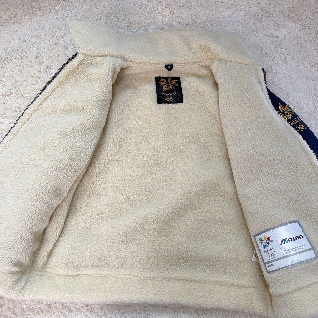 【美品】MIZUNO ミズノ　長野オリンピック　ムートン　上下セット　Sサイズ