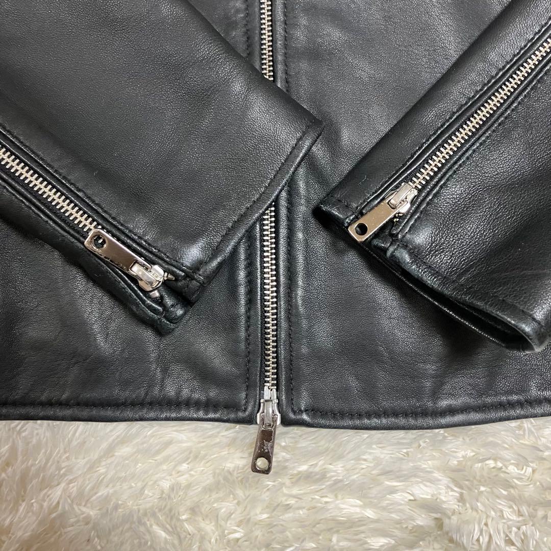 UNITED TOKYO ライダースジャケット　シングル　レザージャケット　羊革