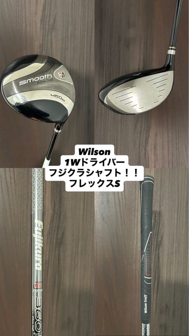【おしゃれ】　Wilson ゴルフクラブセット　Cleveland MIZUNO