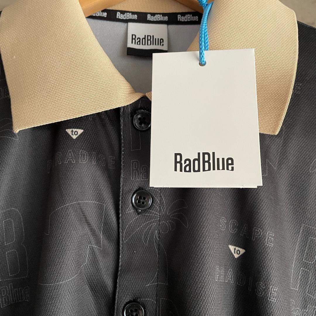 新品 RadBlue ラッドブルー MONOドライカノコ ポロシャツ ブラックL