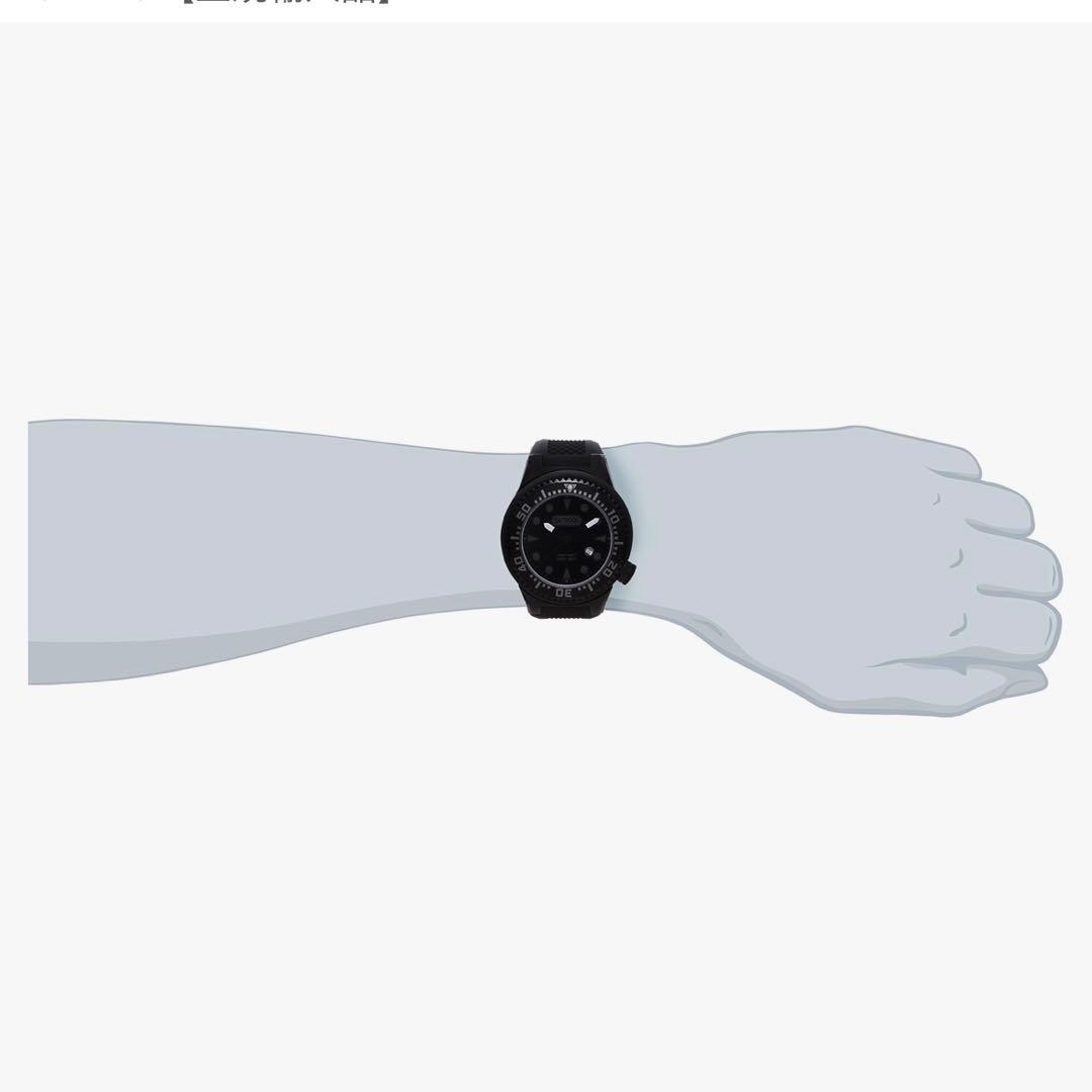 新品 ラウンドアナログ オーバーサイズ ブラックインデックス ODP2001-1