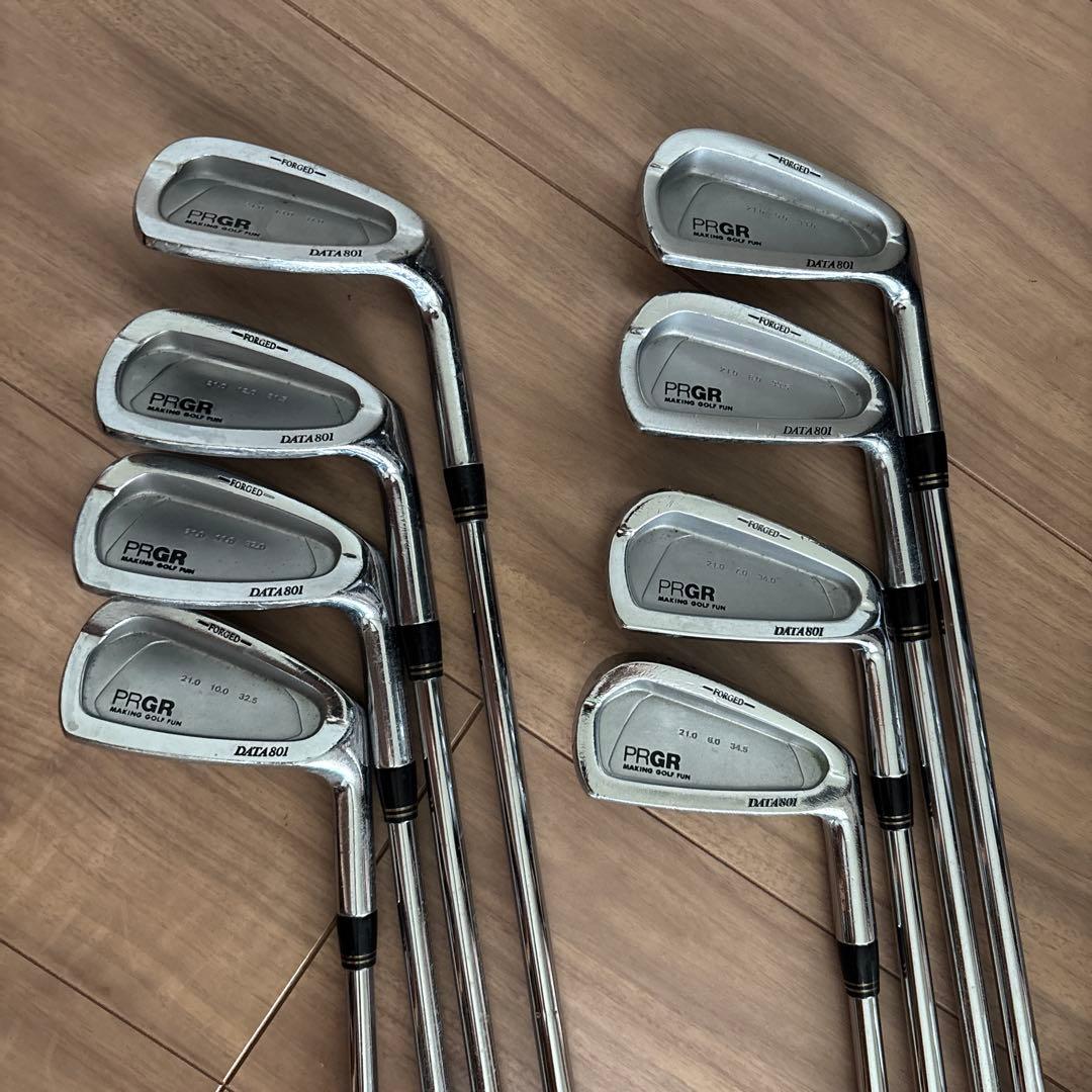 アイアンセット　PRGR　DATA801