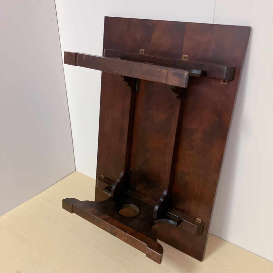 北海道民芸家具　折りたたみ　ローテーブル　センターテーブル　木製　民芸家具