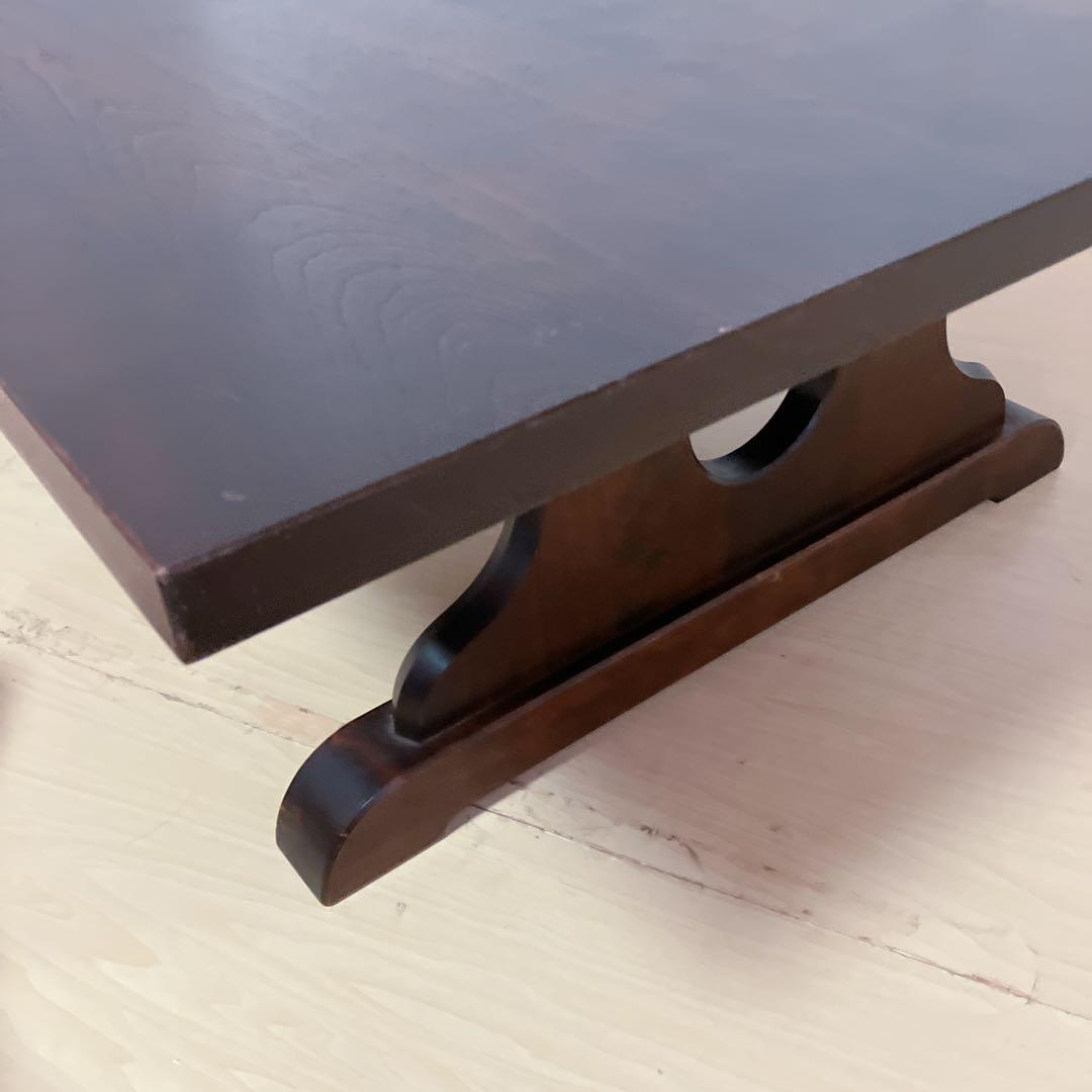 北海道民芸家具　折りたたみ　ローテーブル　センターテーブル　木製　民芸家具