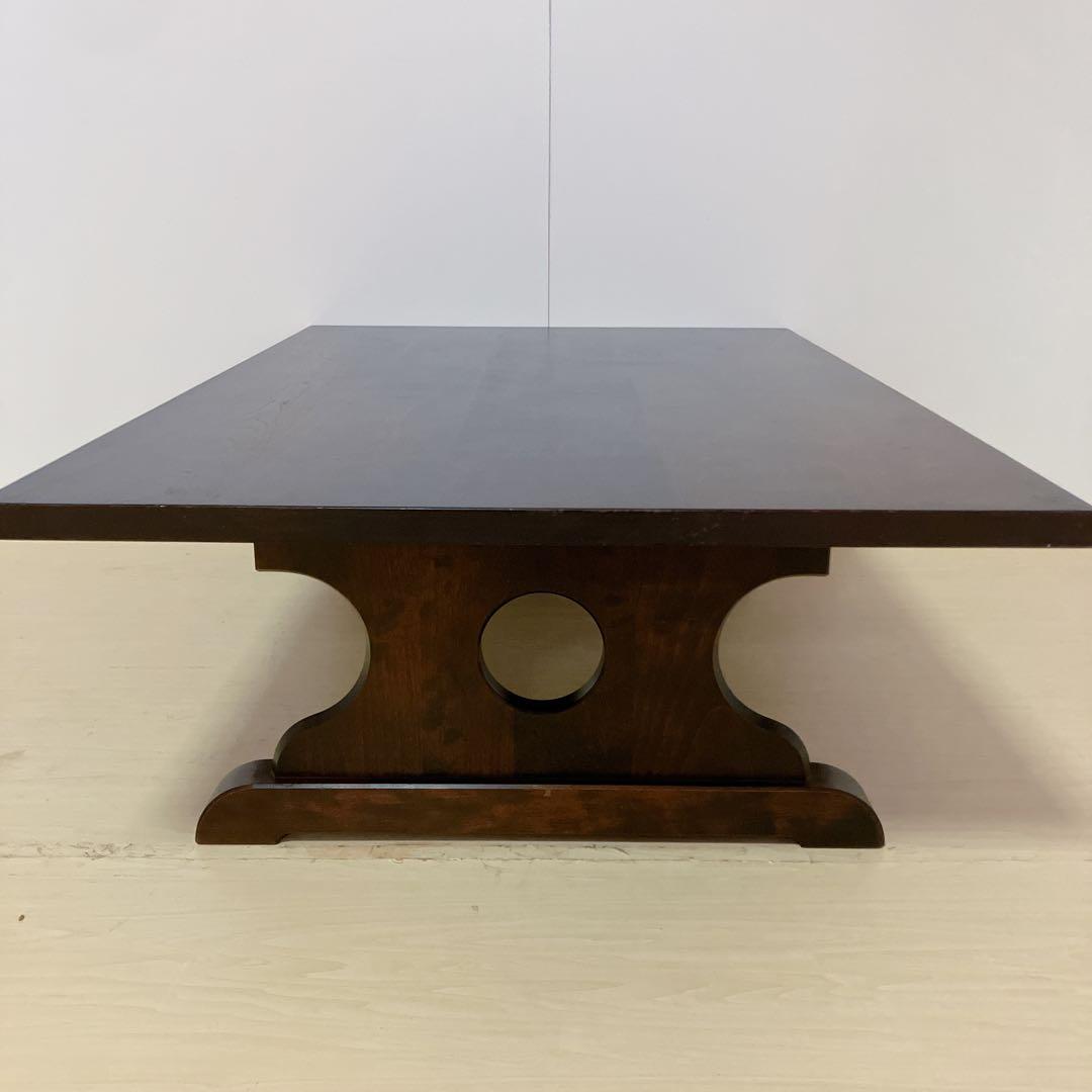 北海道民芸家具　折りたたみ　ローテーブル　センターテーブル　木製　民芸家具