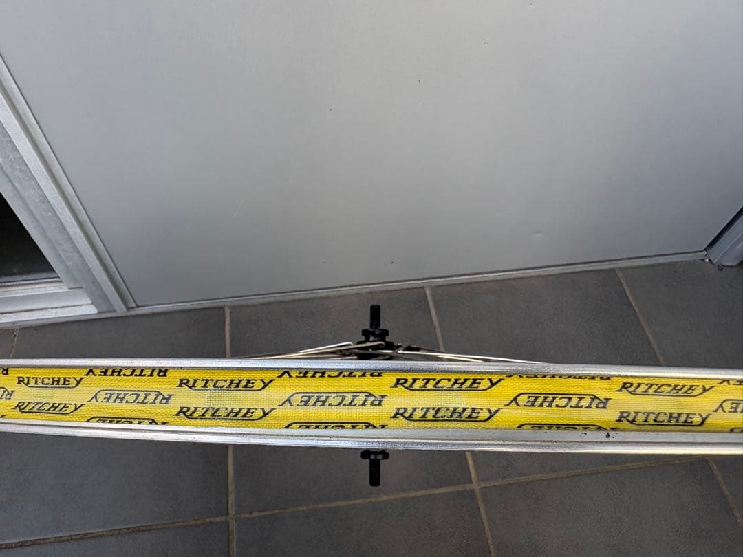 ピスト　前後ホイール　リアモランボン組