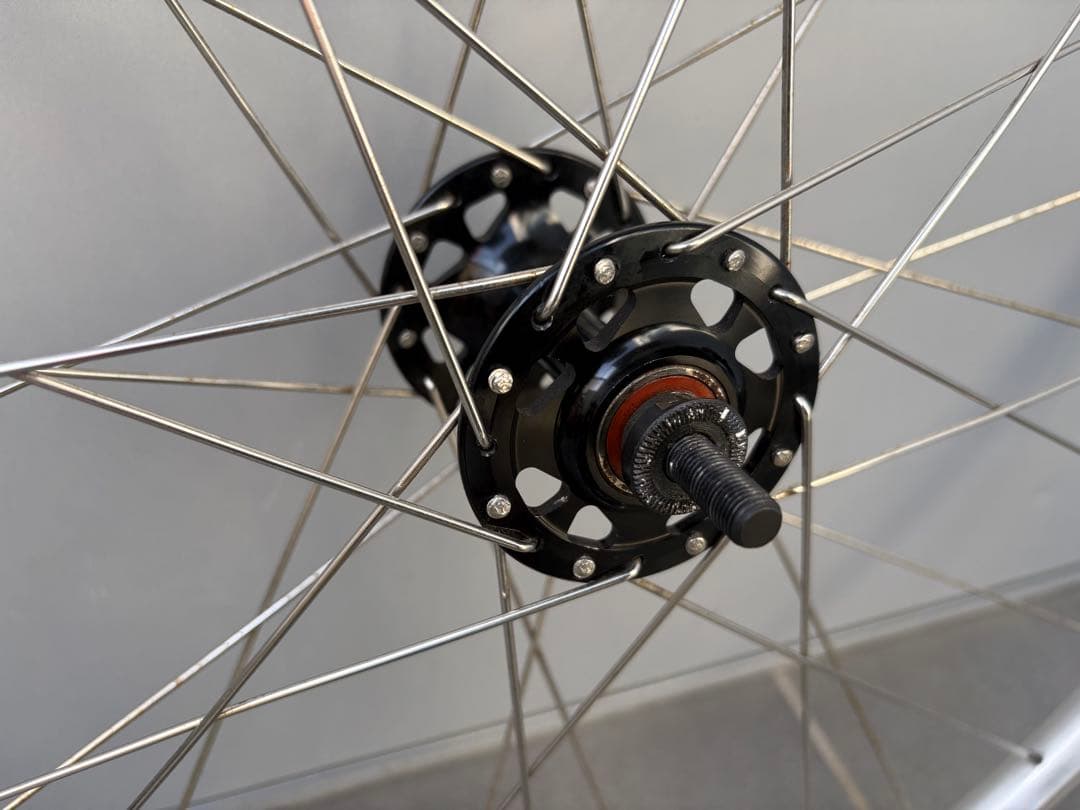 ピスト　前後ホイール　リアモランボン組