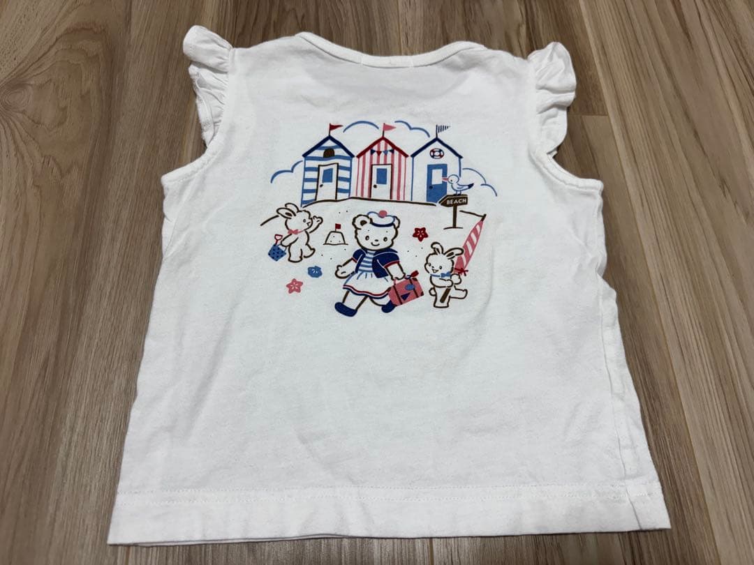 familiar ワンピース/Tシャツ2点/スカート　4点まとめセット 90