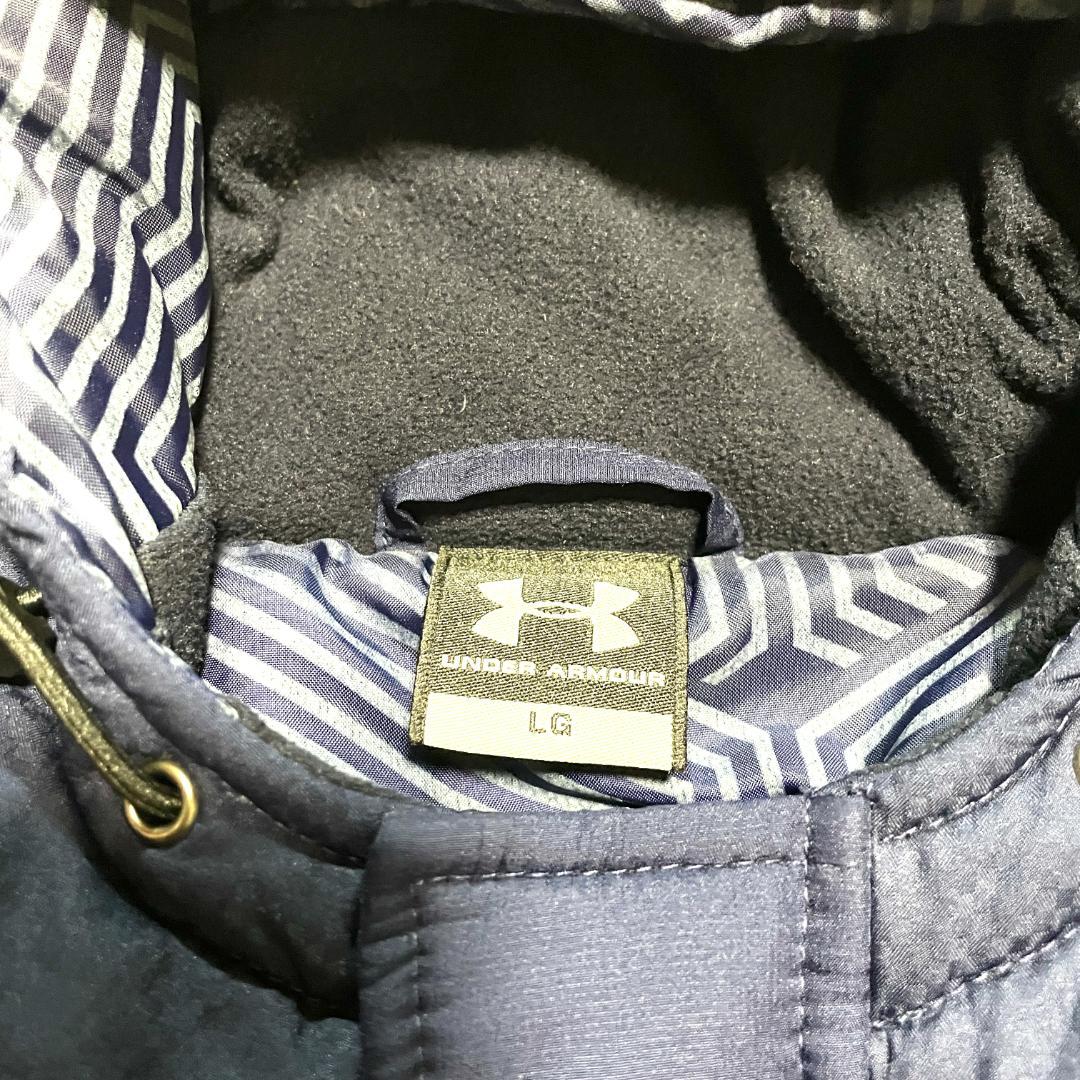 【フォロー割】 美品 アンダーアーマー 中綿ベンチコート メンズ Lサイズ