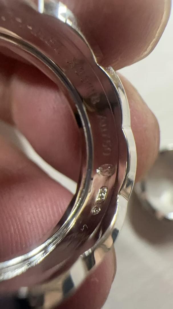 VIPシャネル CHANEL リング ジオメトリックカット US8号