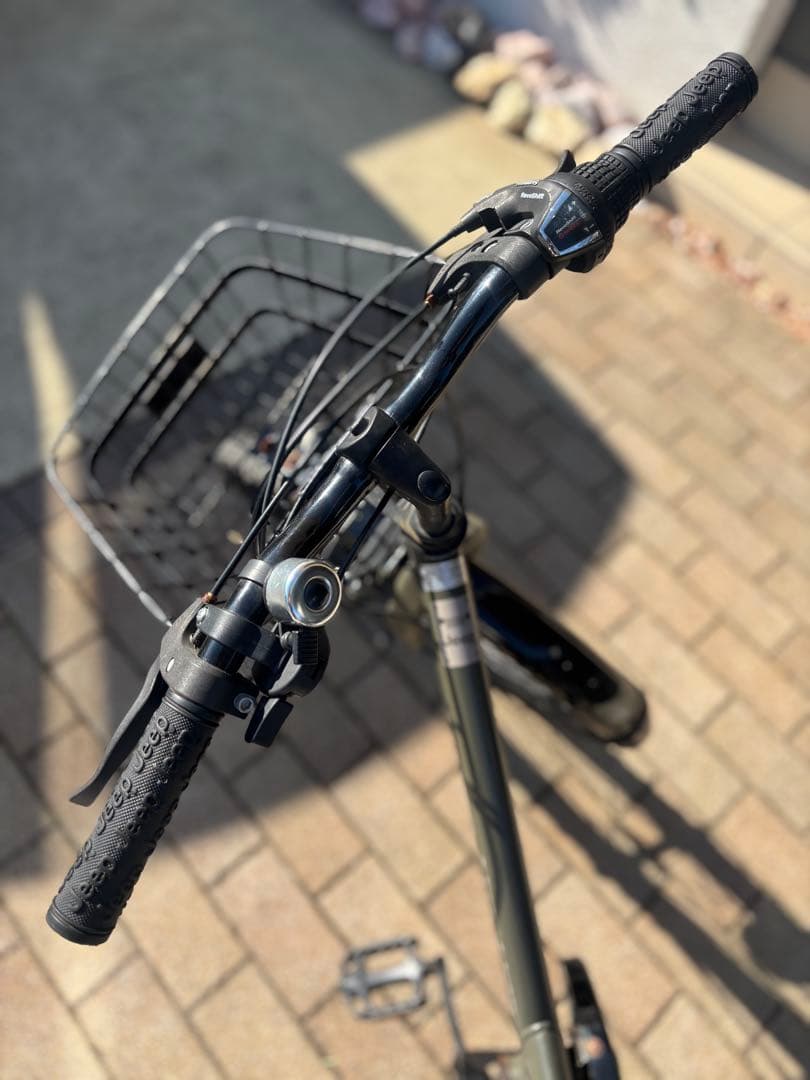 ✴︎専用ページ自転車 ✴︎オリーブグリーン 引き取り