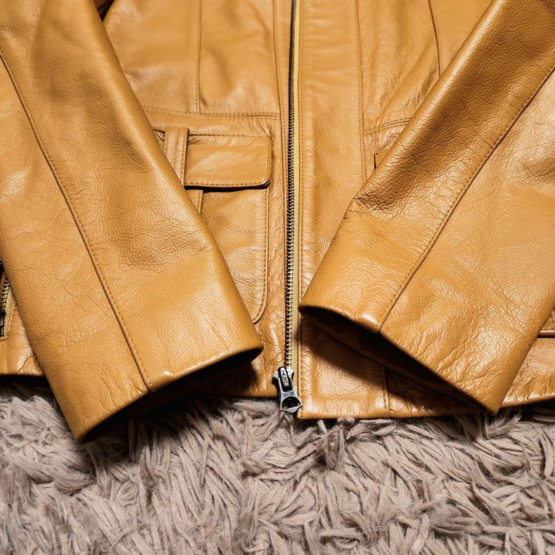 LOST ANGLE JAPAN レザージャケット 本革 TALON ジップ