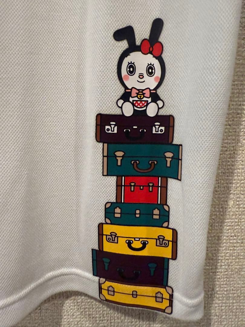 ジャックバニー　Jack Bunnyポロシャツ白　ドラえもん