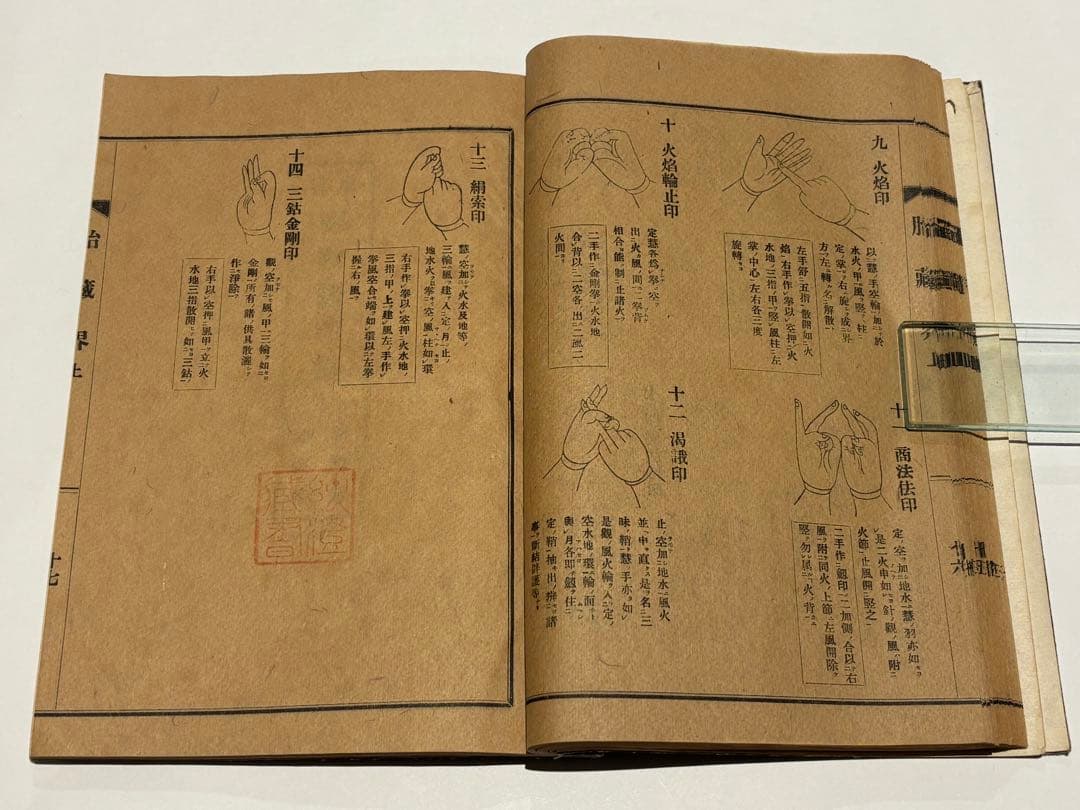 「真言密教図印集」宮野宥智・水原堯栄監修 松本日進堂本店 昭24 1冊|真言宗