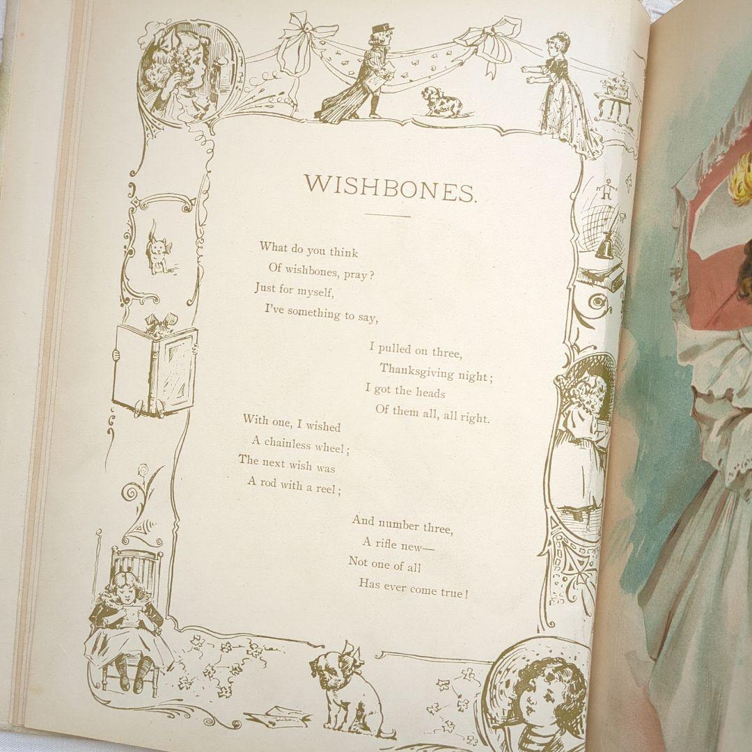 稀少1898アンティーク絵本 児童書 洋書古書 ヴィクトリアン ヴンテージ