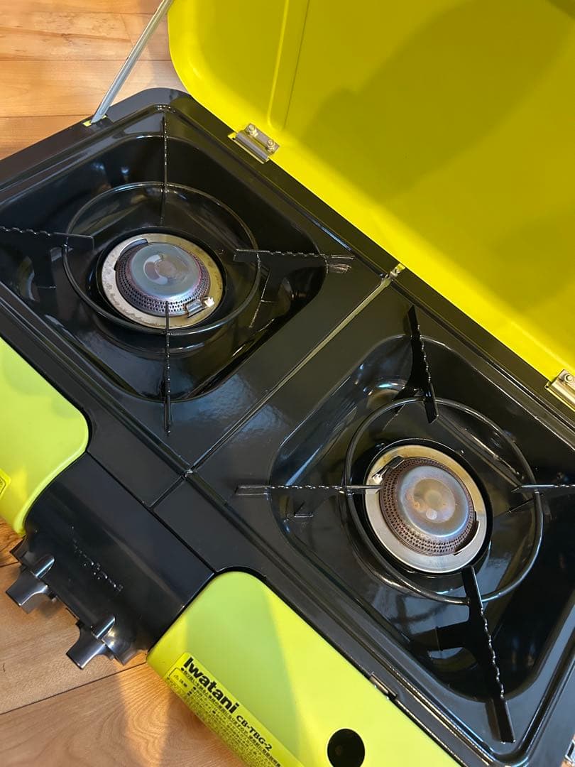 Iwatani アウトドアカセットコンロ グリーン