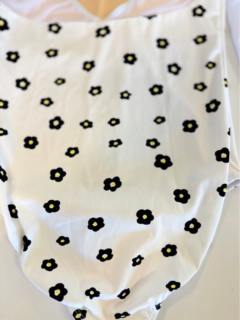 オリジナルレオタード　ホワイトデイジーL