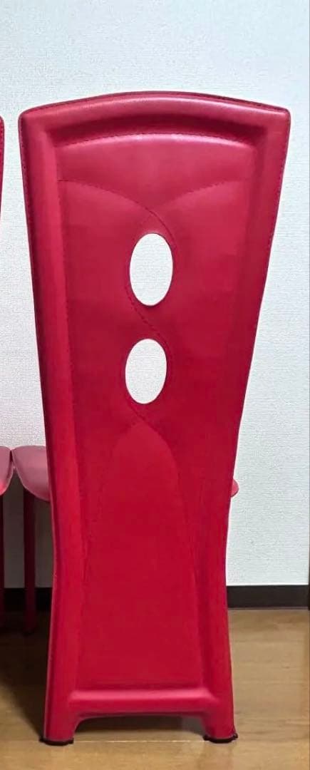 IDC大塚家具　ハイバックチェア　赤　2脚セット