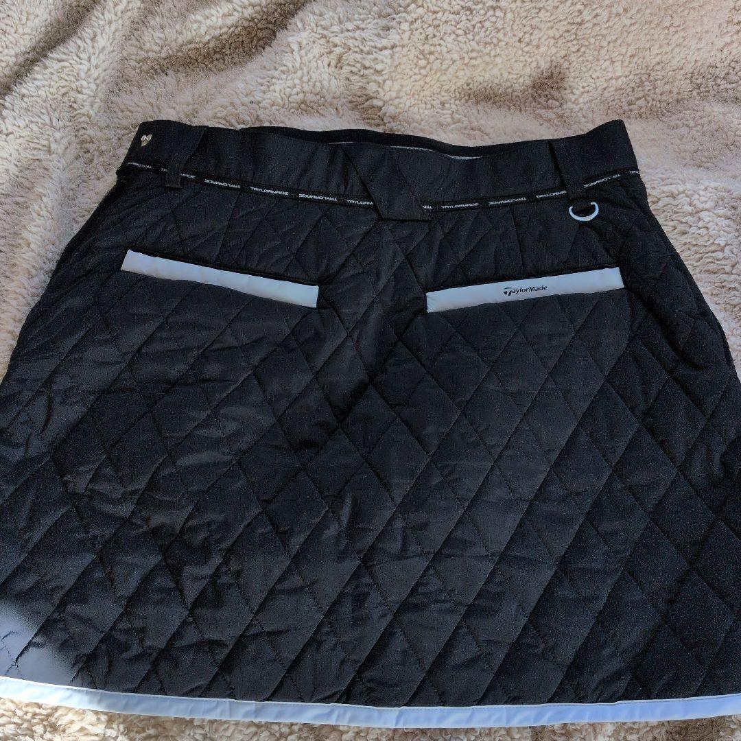 TAYLORMADEセットアップ　 ピンクセーター＆ネイビーキルティングスカート