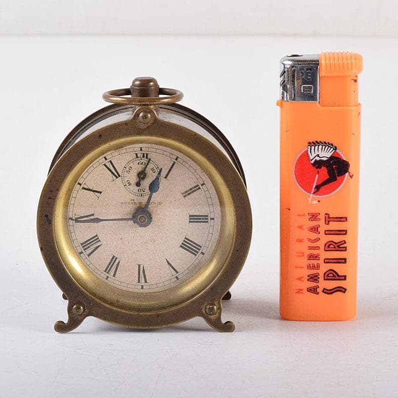 あゆーしか　WATERBURY　1878年製　置時計　C　R8611