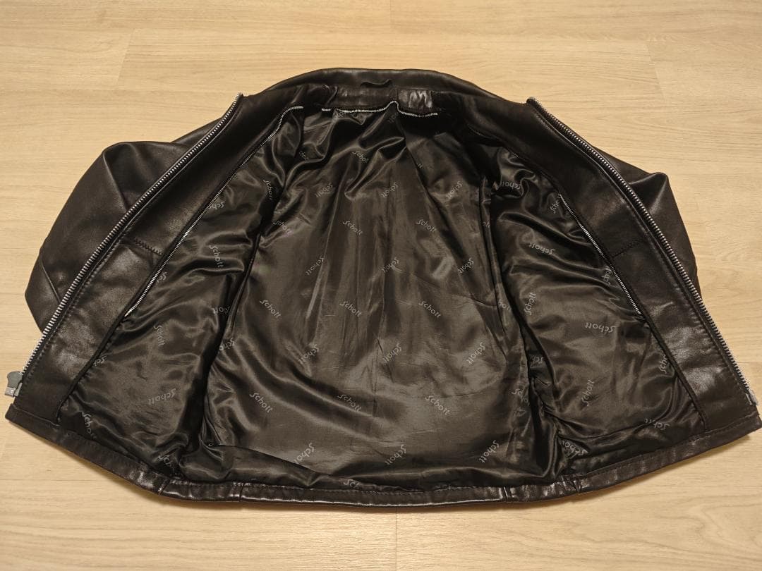 Schott ショット 642 シングルライダース 36 ライナー付