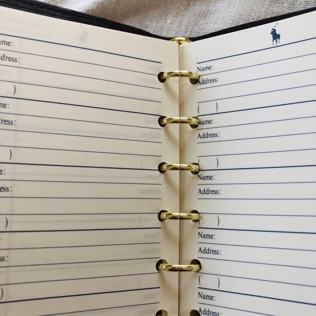 Polo Ralph Lauren ポロ　ラルフローレン　スケジュール帳　手帳