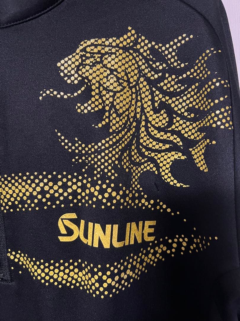 サンライン ジップアップシャツ　がまかつ 釣武者MST松田稔防寒着