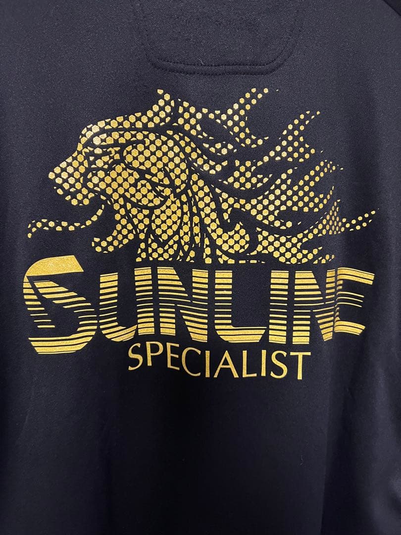 サンライン ジップアップシャツ　がまかつ 釣武者MST松田稔防寒着