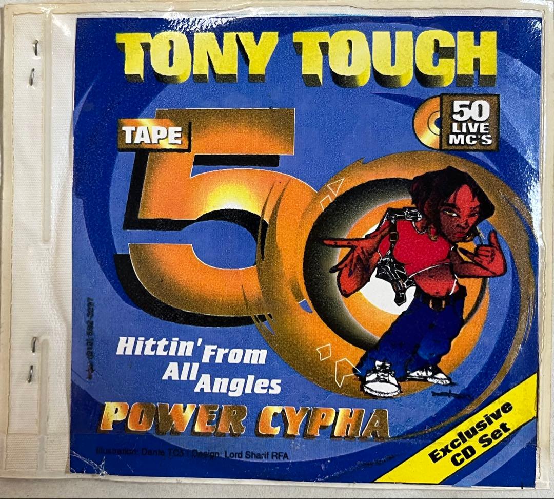【レア】Tony Touch ‎ POWERCYPHA 50 LIVE MC'S
