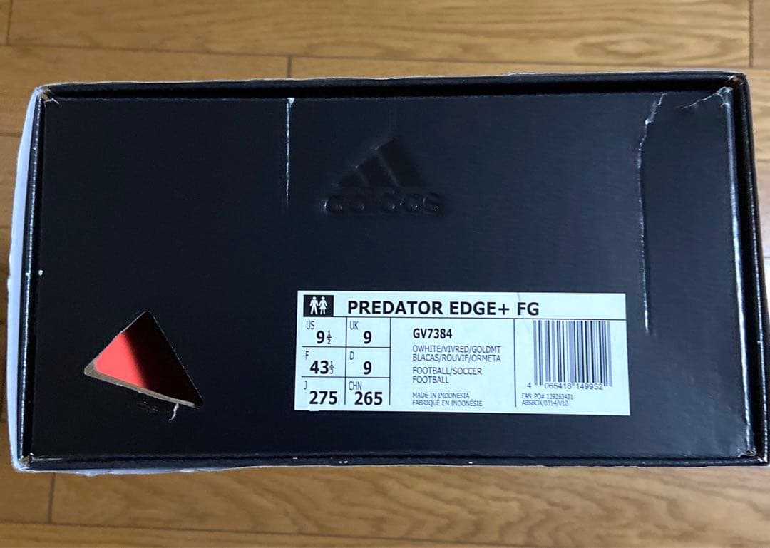 【限定モデル】 adidas プレデター エッジ+ FG 27.５cm
