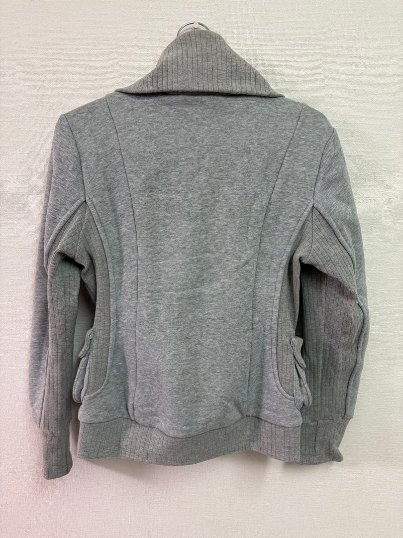 【こは　ページ】 ハイネック　ジャケット グレー 地雷系 V系 平成
