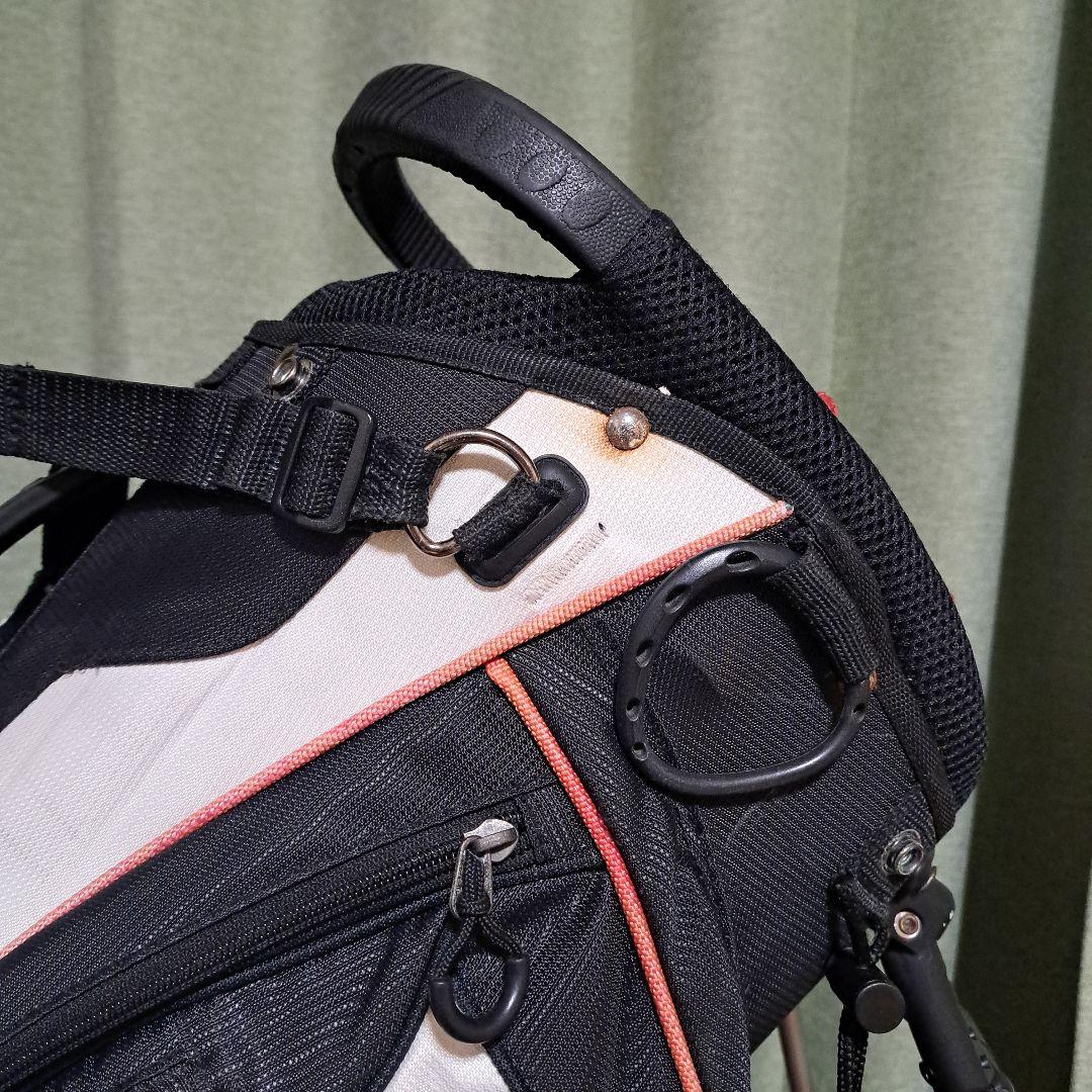 キャロウェイスタンド式キャディバッグ 9インチ。フード付き。ヘッドカバ