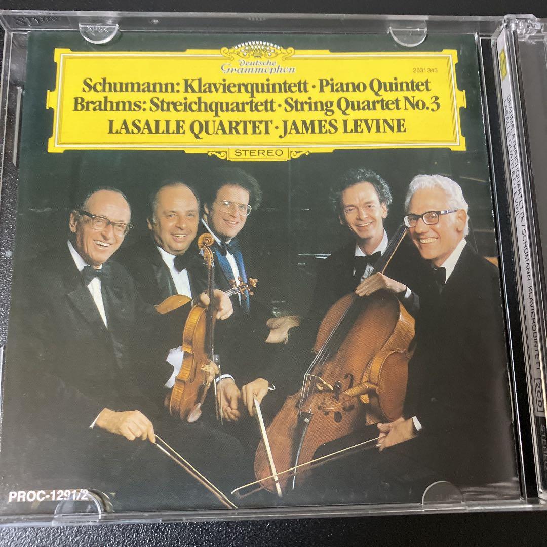 【売約済】ラサール四重奏団／ブラームス：弦楽四重奏曲全集、シューマン