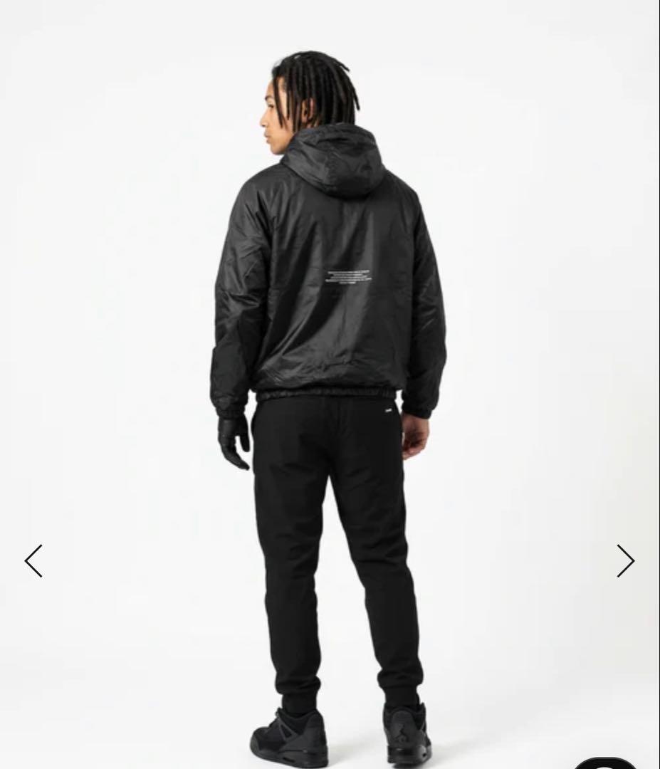 RUFFLOG ラフロッグブラック フード付きジャケット