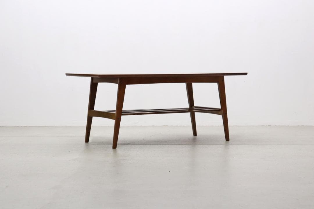 カリモク60 リビングテーブル 大 センターテーブル レトロ ウォールナット