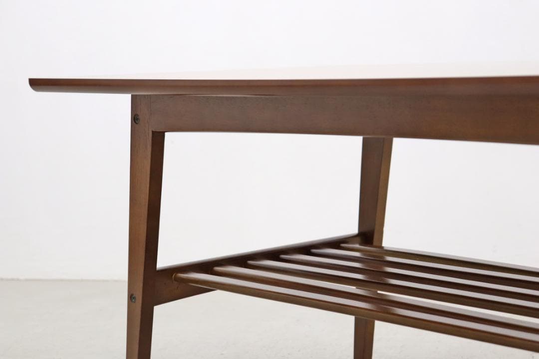 カリモク60 リビングテーブル 大 センターテーブル レトロ ウォールナット