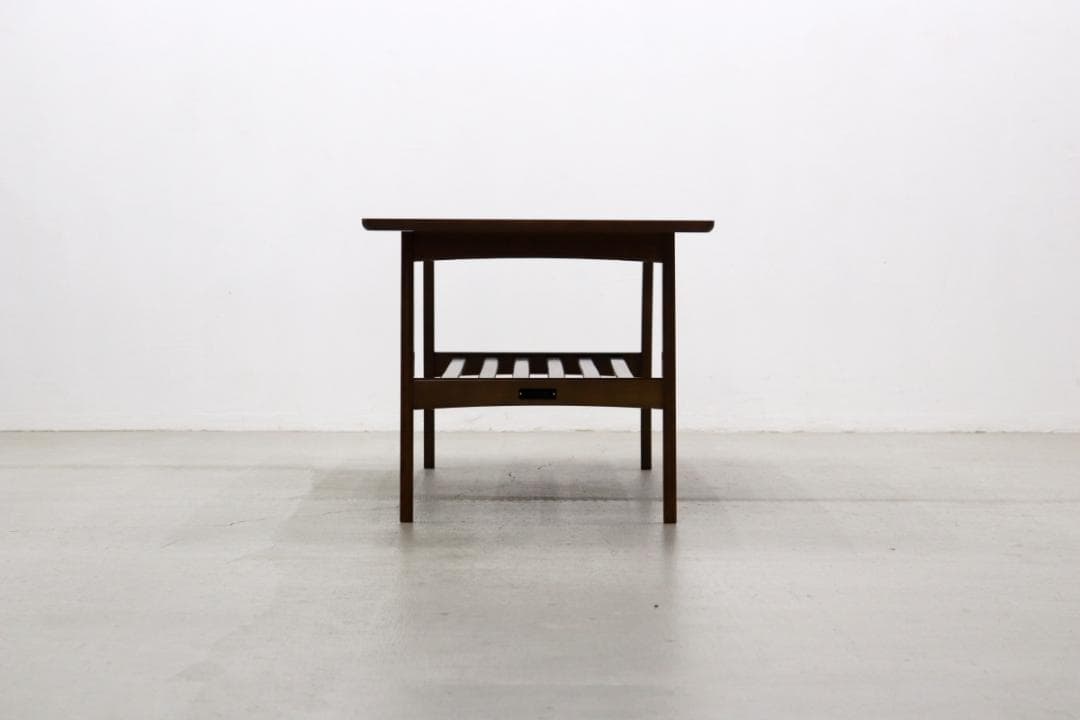 カリモク60 リビングテーブル 大 センターテーブル レトロ ウォールナット