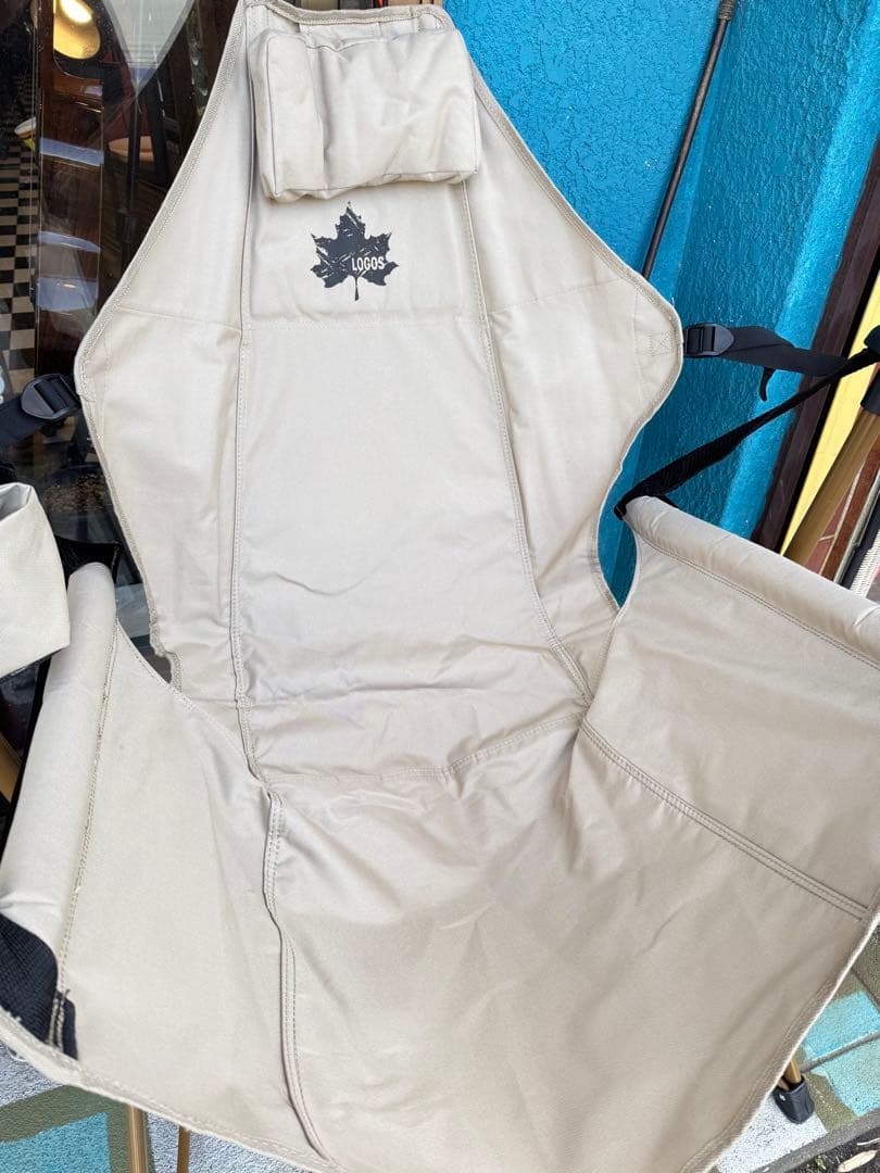 【美品】ハンモックチェア LOGOS アウトドア キャンプチェア　ロゴス
