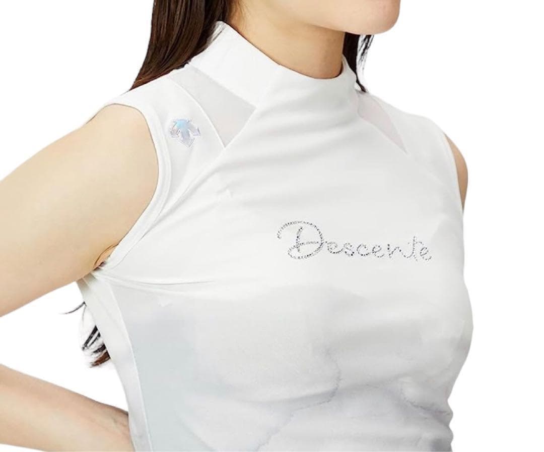 【105】DESCENTE ノースリー シャツ DGWTJA02 グレー M