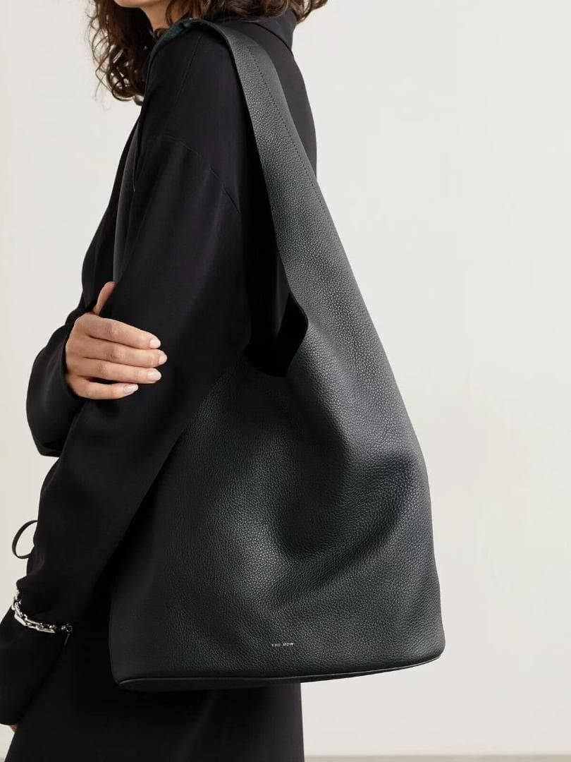 THE ROW ザ・ロウ Bindle Three ブラック レザーバッグ ショ