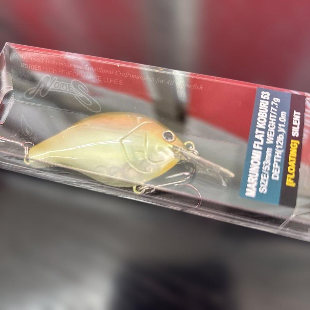 マルノミフラットコブリ53新品３セット ノリーズ最新作　激釣れクランク　陸王艇王