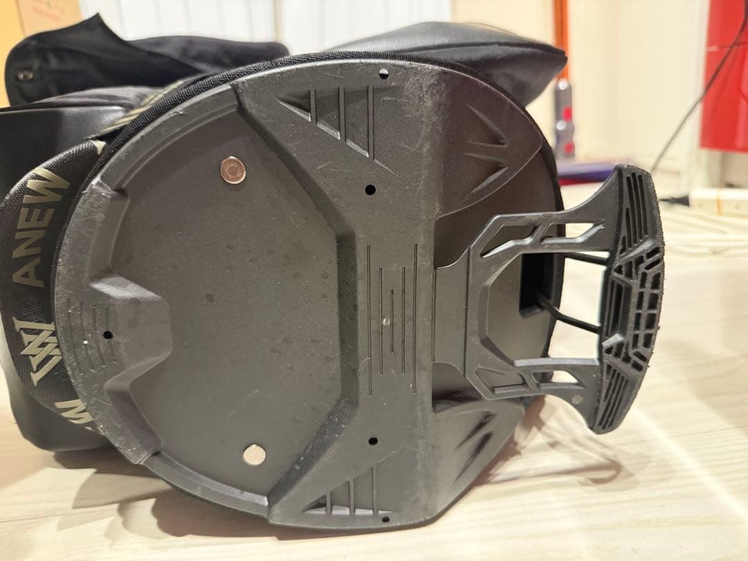 【セール】ANEW アニュー ゴルフバッグ 黒/オリーブ 透明カバー付き