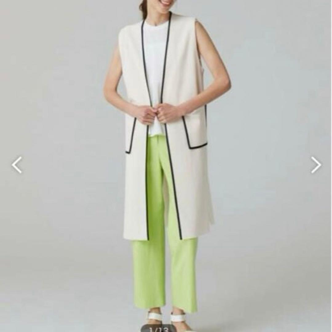 ゆず様　Ballsey コットンアセテートミラノリブロングジレ